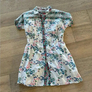 Fabindia Multi Cotton Printed Dress Size 10-12